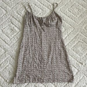 pacsun la hearts cheetah dress